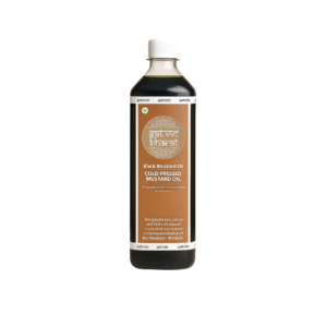 Satvic Bharat Cold Pressed Black Mustard Oil - 1 Ltr